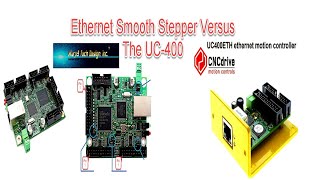 CNC Ethernet Smooth Stepper Versus The UC400 Ethernet Controller [upl. by Markman626]