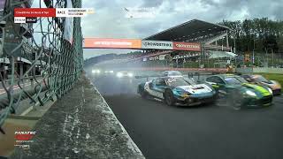 BIG CRASH  24H spa Francorchamps 2024 drivers ok [upl. by Nodlew274]