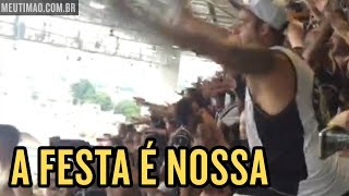 Festa da torcida do Corinthians no estádio Independência [upl. by Elfreda]