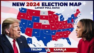 NEW 2024 US Election Map Breaking Down the Latest Poll Data Across All 50 States [upl. by Vieva]