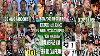 TORCIDAS DO BRASIL AO ATLÉTICO GO 0X1 PALMEIRAS E BOTAFOGO 1X1 VITÓRIA  VERDAO TRICAMPEAO [upl. by Jarek131]