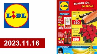 Lidl újság 20231116  akciós újság [upl. by Ssegrub]