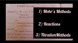 introduction of Mohrs method in pharmaceutical analysis in Telugu [upl. by Devonna]