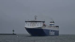 Finnpulp einlaufend in Travemünde  Finnlines [upl. by Anned291]