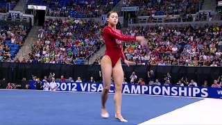 Sarah Finnegan  Floor  2012 Visa Championships  Women  Day 1 [upl. by Rehpatsirhc]