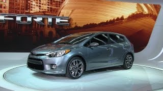 Watch the 2014 KIA Forte 5Door Debut at the Chicago Auto Show [upl. by Elumas]