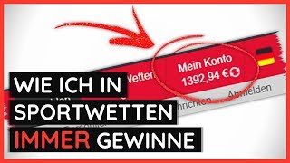 Wie ich in Sportwetten IMMER gewinne  Die 0 Risiko Sportwetten Strategie  NetCash [upl. by Capello]