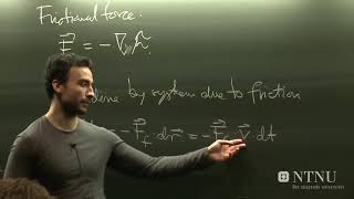 Classical Mechanics lecture 05 Hamilton´s principles Part 1  Jacob Linder [upl. by Isia]