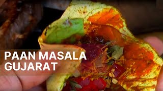 Best Paan Masala making  Porbandar  Tambaaku Pan Pan Supari Meetha pan  Gurajat Ki Street life [upl. by Clementina]