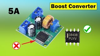 DIY DC to DC Boost converter using UC3843 [upl. by Oek290]