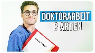 Medizinstudium  3 Arten von Doktorarbeiten  Doc Mo [upl. by Glenine]