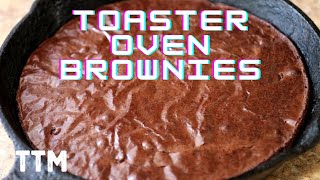 How to Bake Brownies in the Toaster Oven  Easy Cooking [upl. by Alyks]