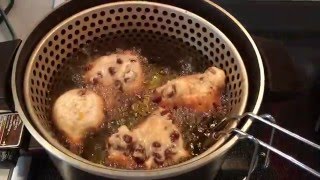 How to make Dutch Oliebollen quotOma Spitsquot family recipe [upl. by Anwadal]