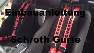 Schroth Gurte einbauen  Audi A3 8P [upl. by Esylle]