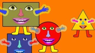 SHAPES SONG  NURSERY RHYMES  THE TODDLERS TV [upl. by Dambro]