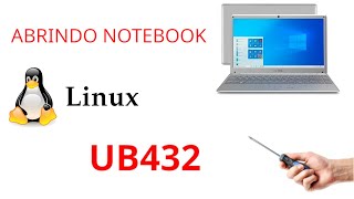 Notebook Ultra UB432 Aberto abrindo [upl. by Ydassac]