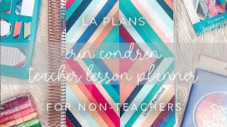 How NonTeachers Can Use the Erin Condren Teacher Lesson Planner [upl. by Arbed]