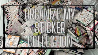 Organize My Happy Planner Sticker Book Collection [upl. by Alimhaj]