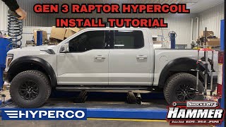 Ford Raptor Shock and Hypercoil Spring Install Gen 3 [upl. by Noemys564]