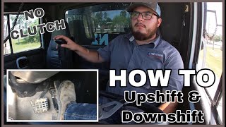 how to upshift and downshift without the clutch floating gears [upl. by Gonsalve]