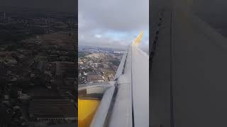 Vueling Flight landing view Orly Airport Paris [upl. by Ydnew]