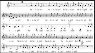 Hallelujah  Singing for Dummies Alto Scores Vocal Handel Messiah [upl. by Cirenoj431]