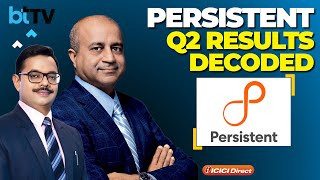 Persistent Systems Q2 Results  Profit Rises 23 Revenue Up 20 At Rs 2897 Crore [upl. by Landri213]