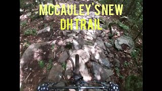 OUT WITH IT New DH trail at McCauley Mountain [upl. by Imhsar]