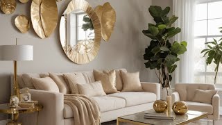 Sophisticated Living Rooms DAZZLING Gold amp Silver Accents SilverAccents GoldAccents [upl. by Arie]