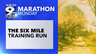 Marathon Monday 6mile training run for the Eugene Marathon [upl. by Ahsenat164]