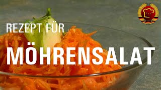 Omas einfaches und schnelles Möhrensalat Rezept mit Apfel aus der DDR [upl. by Rupert]