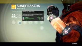 Destiny Dismantling Exotic Gauntlets Sunbreakers [upl. by Collimore295]