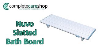 Nuvo Slatted Bath Board  Comfortable Bath Board Of Considerable Strength And Durability [upl. by Trebo]