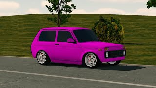 LADA NIVA TURBO SUV  MOD GAMEPLAY  PINK  STANCE MODNEW EXHAUST POPSSPEEDING CPM 2024 BETA [upl. by Borgeson53]