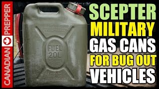 Bug Out Fuel Scepter Military Fuel Can for Vehicles [upl. by Sherline643]