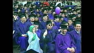 1994 NYU Graduation  James Earl Jones Joe DiMaggio RBG  51294  Washington Square Park [upl. by Annahoj]