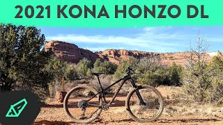 2021 Kona Honzo DL Review How Does Konas Updated Aluminum Flagship Hardtail Ride [upl. by Shakti881]