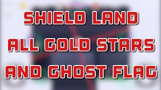 Flappy Golf 2  Shield Land  All Gold Stars and Ghost Flag [upl. by Drabeck]