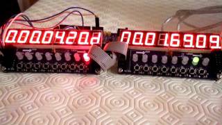 Arduino interacting with a TM1638 module using tm1638libv100 [upl. by Ekeiram]