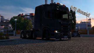 Scania R660 V8 Łosicpol ETS2  No name  V8 Sound [upl. by Jolie]