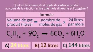 Calculer le volume des gaz  FuseSchool  Unisciel [upl. by Nestor]