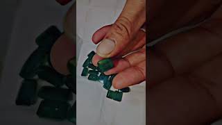 Real emerald stone with shine subscribe diamondstone diamondring stones emerald [upl. by Nyrtak]