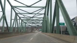 ParkersburgBelpre Bridge Wood County West Virginia [upl. by Neyud]