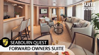 Seabourn Quest  Forward Owners Suite Full Walkthrough Tour  4K [upl. by Goetz738]