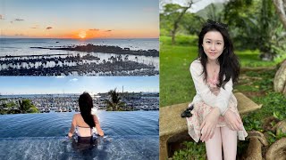 Hawaii Vlog  欧胡岛冬季之旅  美食推荐  绝美海滩  平等院  植物园 [upl. by Trillby]