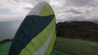 Varigotti SV paragliding decollo Fabrizio Oliva 14 MAR 2024 [upl. by Correy]