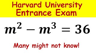 Harvard University Entrance Exam  Many do not know the first step  Exponential Question [upl. by Ricard497]