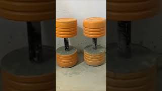 How To make Dumbbells At Home 💯 طريقة صنع دامبل في المنزل [upl. by Georgina]