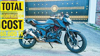 60000Tk Modification এরপর কেমন Performance পেলাম  TVS RTR 4V [upl. by Imerej]