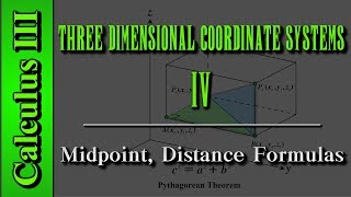 Calculus III Three Dimensional Coordinate Systems Level 4 of 10  Midpoint Distance Formulas [upl. by Aeslahc]